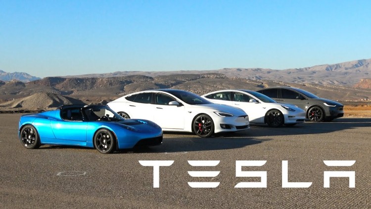 Все модели Tesla сравнили в гонке